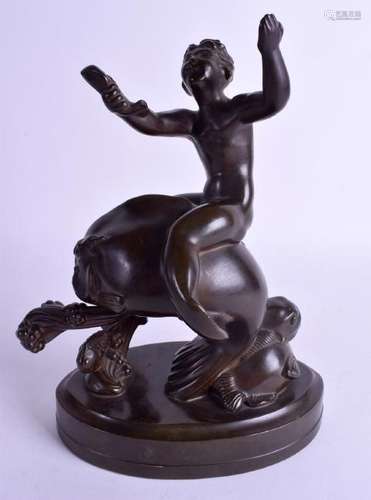 AN ART DECO DANISH JUST ANDERSEN BRONZE FIGURE OF A