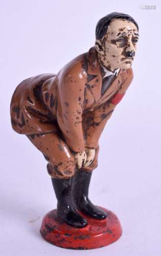 A 1950S COLD PAINTED LEAD FIGURE OF ADOLF HITLER in the