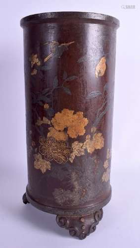 A RARE LARGE 19TH CENTURY JAPANESE MEIJI PERIOD IRON