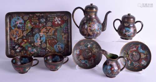 A RARE 19TH CENTURY JAPANESE MEIJI PERIOD CLOISONNÉ