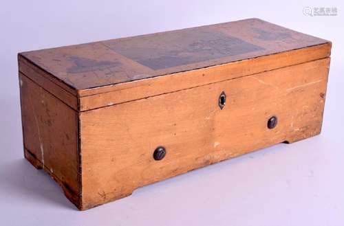 A GOOD 19TH CENTURY SWISS FOUR AIRS MUSICAL BOX within