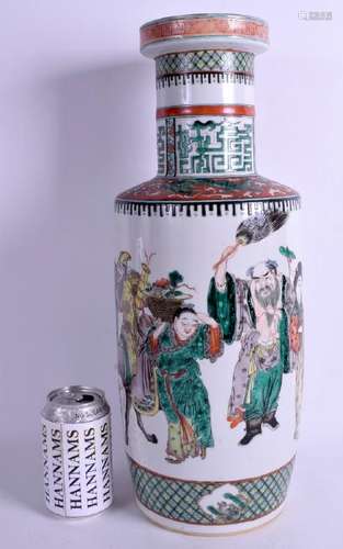 A FINE 18TH/19TH CHINESE FAMILLE VERTE PORCELAIN