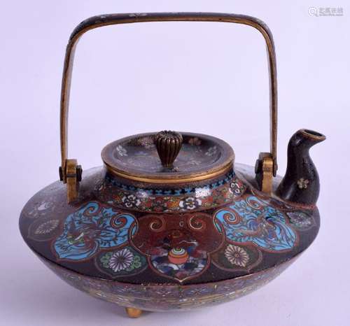 A 19TH CENTURY JAPANESE MEIJI PERIOD CLOISONNÉ ENAMEL