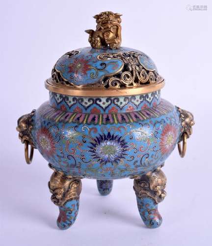 A GOOD 18TH/19TH CENTURY CHINESE CLOISONNÉ ENAMEL