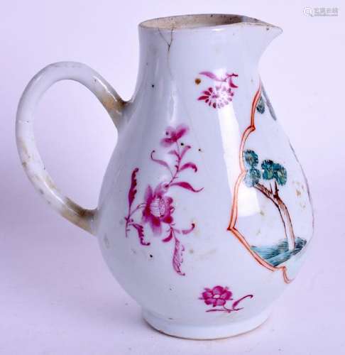 AN 18TH CENTURY CHINESE EXPORT SPARROWBEAK JUG