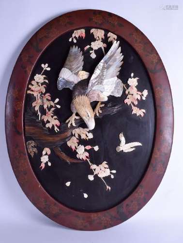 A LARGE 19TH CENTURY JAPANESE MEIJI PERIOD SHIBAYMA