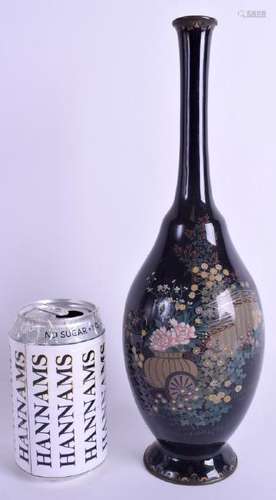 A RARE 19TH JAPANESE MEIJI PERIOD CLOISONNÉ ENAMEL