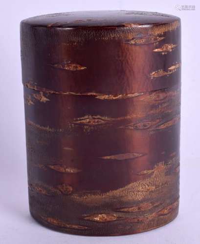 AN EARLY 20TH CENTURY JAPANESE MEIJI PERIOD LACQUER BOX