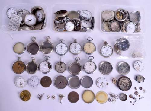 A COLLECTION OF VINTAGE MILITARY POCKET WATCHES