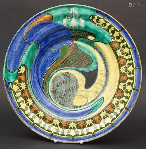 Jugendstil Wandteller / An Art Nouveau wall plates…