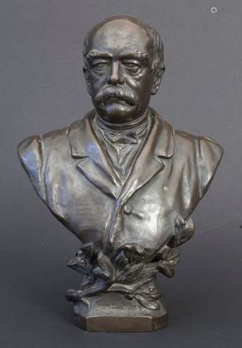 Bismarck Büste / A Bismarck bust, C. Krauß, um 190…