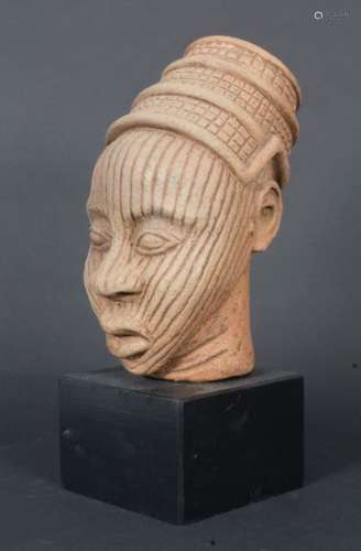 Terrakotta Kopf / A terracotta head, Ife Kultur, N…
