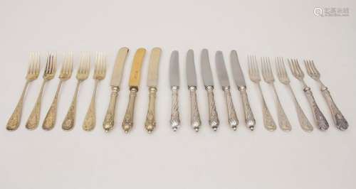 Konvolut Restbesteck / 18 pieces of silver cutlery…