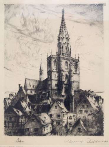 Ernst Zipperer (1888 1982), 'Historische Stadtansi…