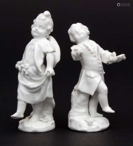 2 tanzende Kinder / A dancing boy and girl, wohl M…