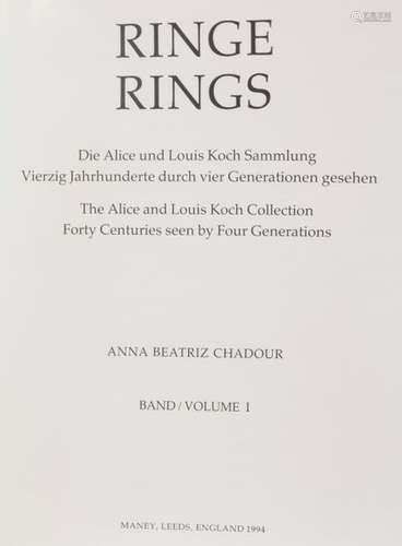 Anna Beatriz Chadour, 'Ringe Rings', Band 1&2