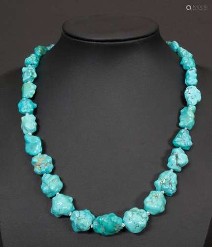 Türkis Halskette / A turquoise necklace