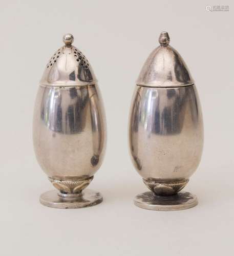 Salz und Pfefferstreuer 'Kaktus'/ A pair of silver…