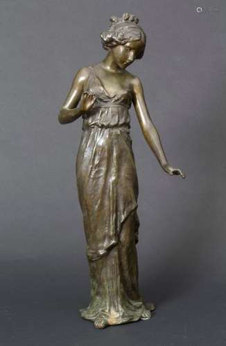 Jugendstil Bronze, um 1900