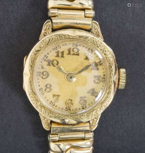 Damenarmbanduhr / A ladies wrist watch, Schweiz um…