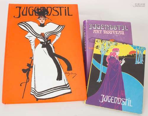 3 Bücher 'Jugendstil' / 3 books 'Art Nouveau'