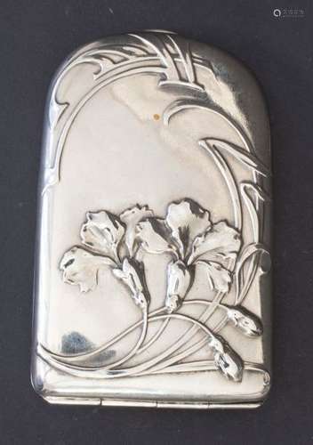 Jugendstil Zigarettenetui mit Nelken / Art Nouveau…