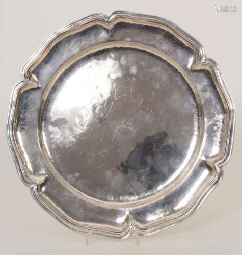 Barock Teller / A Baroque silver plate, Martin de …