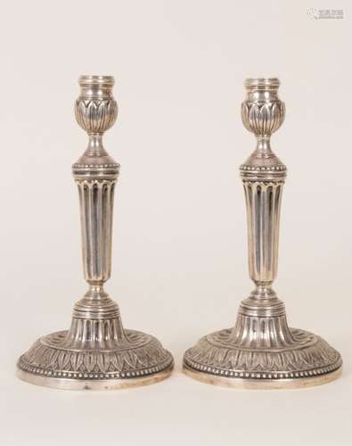 Paar Louis XVI Leuchter / A pair of Louis seize si…