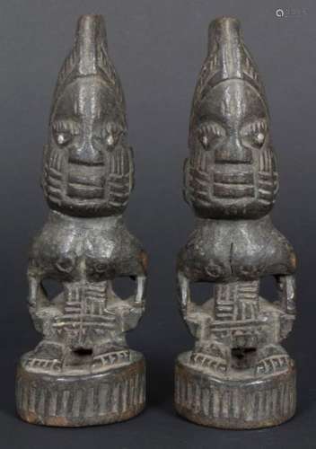 Ibeji Figurenpaar, Yoruba, Nigeria