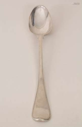 Barock Vorlegeflöffel / A large Baroque spoon, Str…