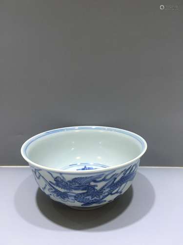 A Chinese Blue and White Porcelain Bowl