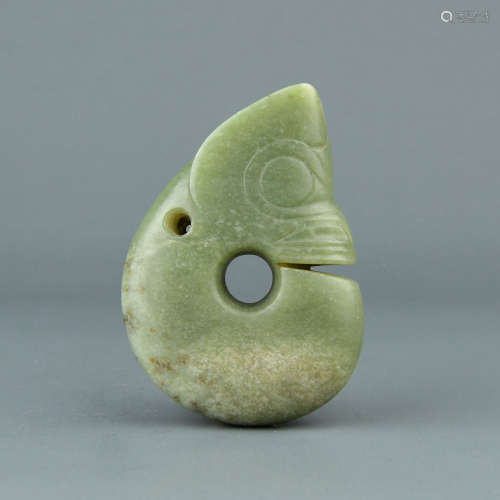 A Chinese Carved Jade Pendant