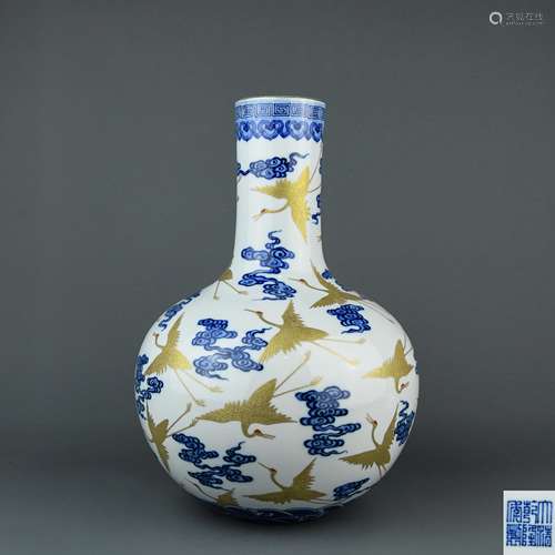 A Chinese Famille-Rose Porcelain Vase