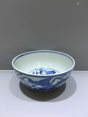 A Chinese Blue and White Porcelain Bowl