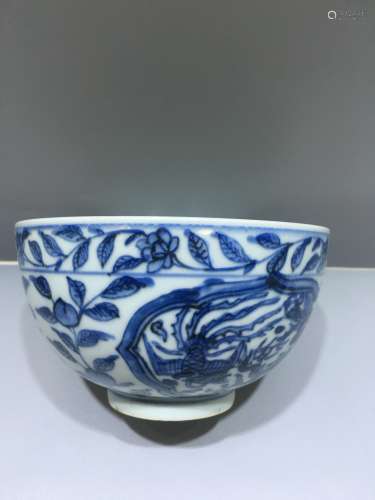 A Chinese Blue and White Porcelain Bowl