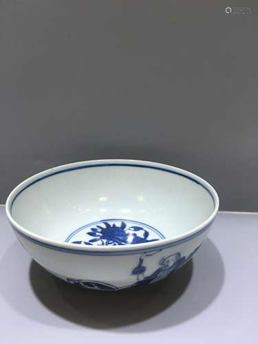 A Chinese Blue and White Porcelain Bowl