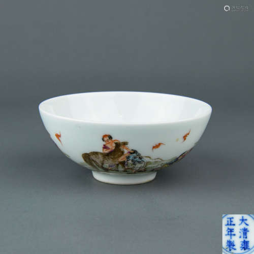A Chinese Dou-Cai Porcelain Bowl