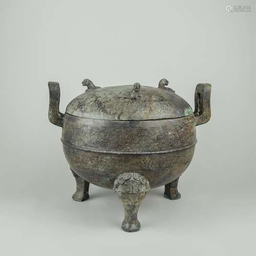 A Chinese Bronze Pot