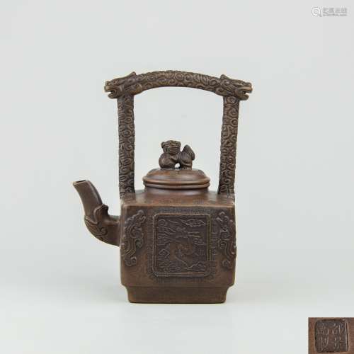 A Chinese Yixing Clay Tea Pot, Shao Jingnan Mark