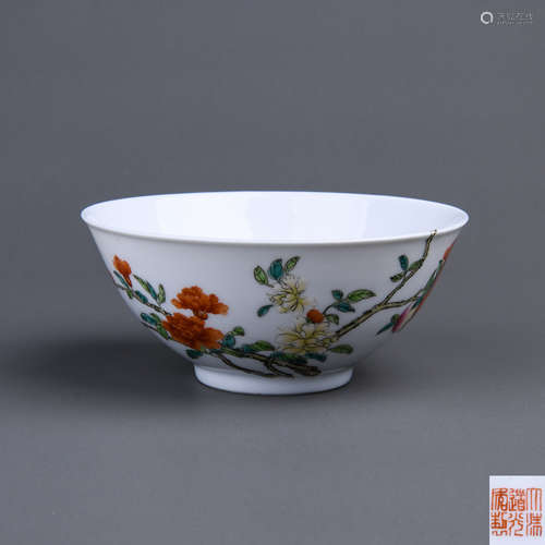 A Chinese Dou-Cai Porcelain Bowl