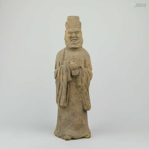 A Chinese Clay Figure