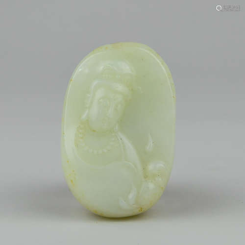 A Chinese Carved Jade Pendant