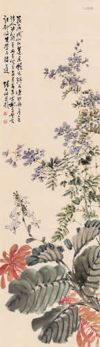 张大壮（1903～1980） 花卉 镜心 设色纸本