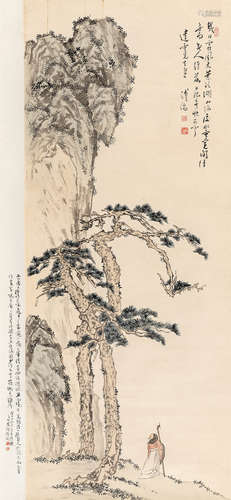 溥儒（1896～1963） 山水 立轴 设色纸本