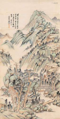 吴徵（1878～1949） 山水 镜心 设色纸本
