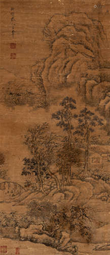 王翚（1632～1717）（款） 山水 立轴 设色纸本