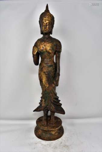 13th Century Dali Yuan Gilt Buddha