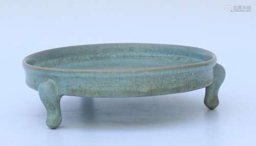 Chinese Song Dynasty RuYao Skyblue Cylindrical