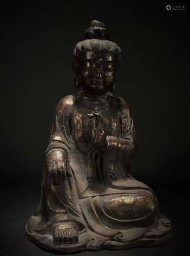 A Chinese Peaceful-pondering Religious Estate Buddha