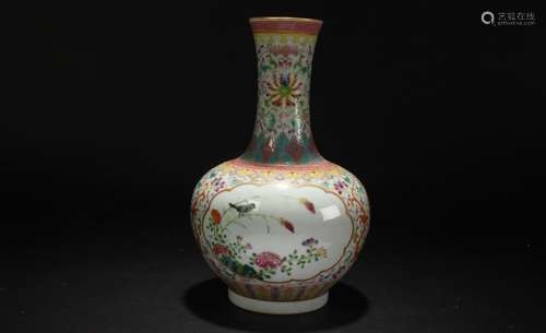 A Chinese Spring-fortune Windowed-fortune Porcelain